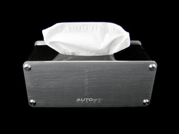 AutoART carbon fiber tissue box holder