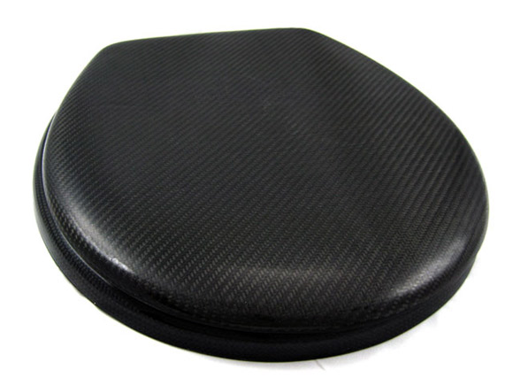 Carbon fiber toilet seat
