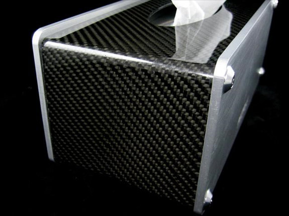 AutoART carbon fiber tissue box holder