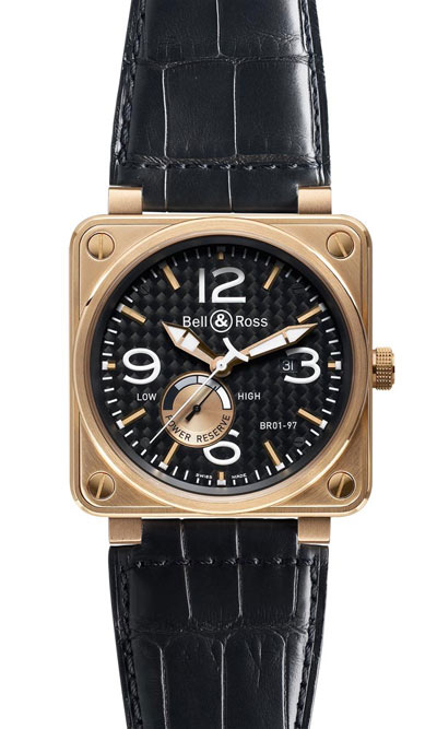 Bell & Ross BR 01-97 Power Reserve Gold