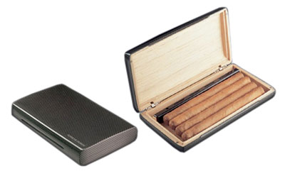 Porsche Designs carbon fiber wood travel humidor