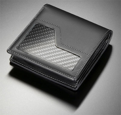 Nissan GT-R collection carbon fiber wallet