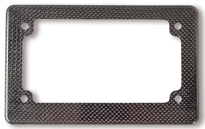 thumbnail image 2 of 2 Pcs 100% Real Carbon Fiber Motorcycle License Plate Frame – Original 3K, BLVD 2 of 6