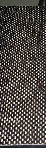 Carbon fiber mousepad weave