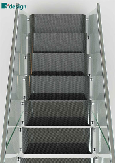 Carbon fiber staircase