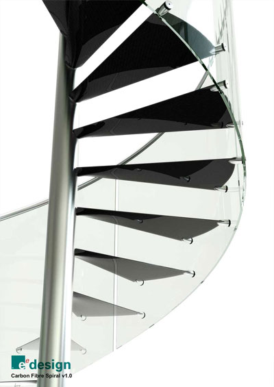 Carbon fiber staircase