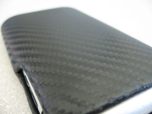 Case-Mate carbon fiber leather closeup