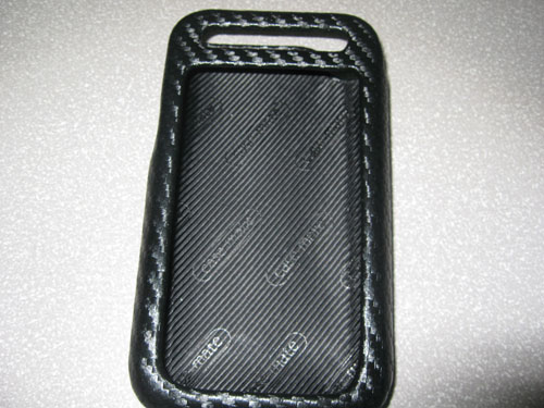 Inside Case-Mate carbon fiber leather iPhone 3G case