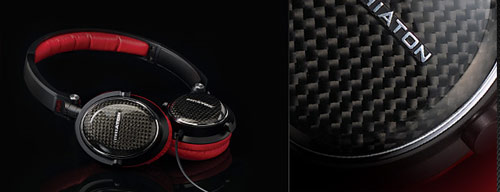 Phiaton MS series carbon fiber headphones