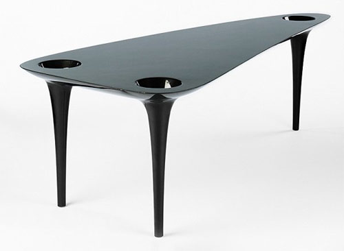 Marc Newton black hole carbon fiber table