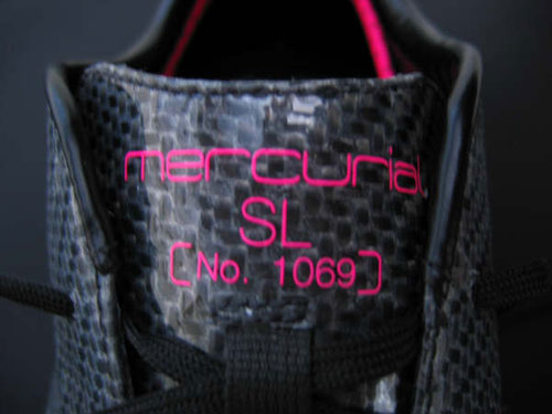 Nike Mercurial SL carbon fiber soccer shoe