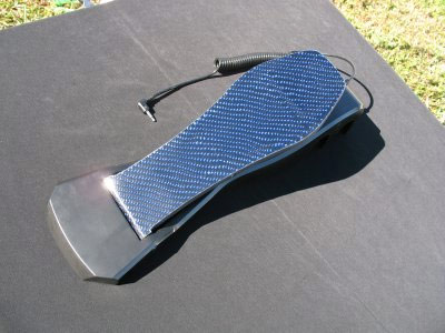 Carbon fiber and kevlar pedal for Rockband