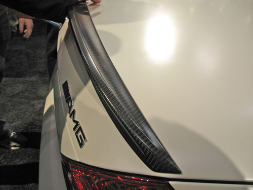 SL65 AMG carbon fiber spoiler