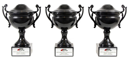 Carbon fiber trophy from Formula D