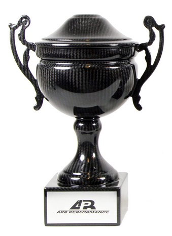 Carbon fiber trophy from Formula D