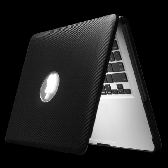 Carbon Fiber Leather Cushioning Love For Your MacBook Pro and MacBook Air