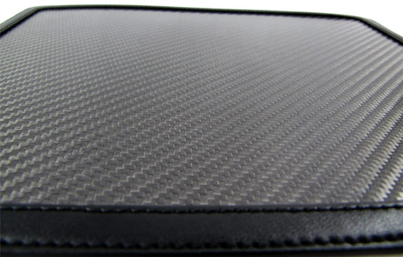 Ion carbon fiber and leather mousepad