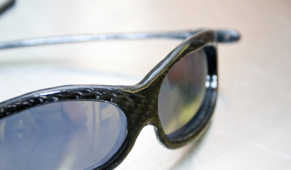 Custom carbon fiber Oakley Juliet sunglasses