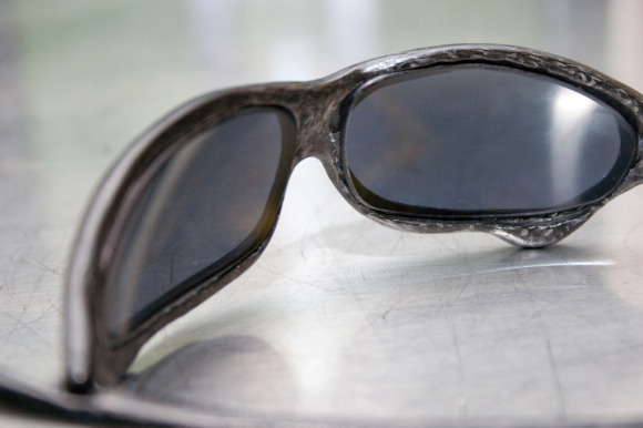 Custom carbon fiber Oakley Juliet sunglasses