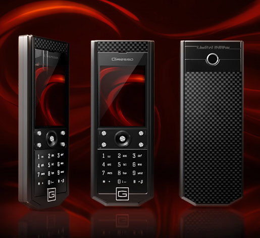 Gresso carbon fiber cell phone