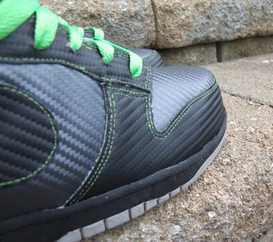 Custom carbon fiber Nike Dunk Lows