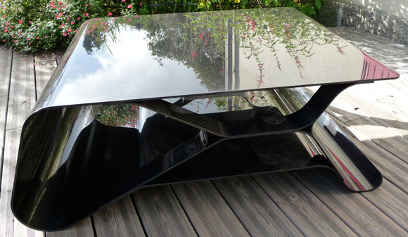 Carbon fiber coffee table