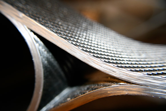 Carbon fiber table up-close