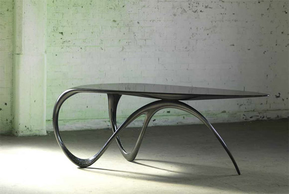 Carbon fiber Jet desk by Brodie Neill