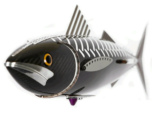 Carbon fiber fish sculpture by Alastair Gibson