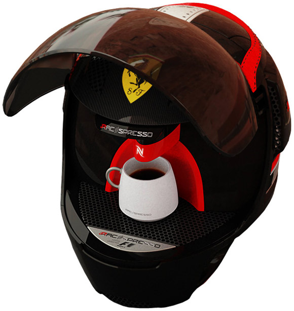 Ferrari and Nespresso concept coffee machine