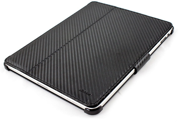 xGear carbon fiber leather Folio iPad case