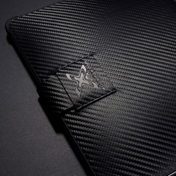 xGear carbon fiber leather Folio iPad case