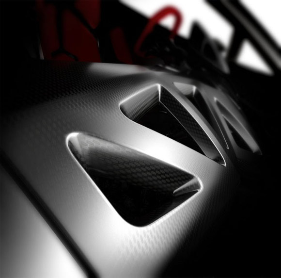 Lamborghini carbon fiber dashboard teaser