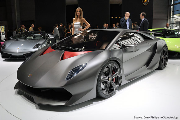 Lamborghini Sesto Elemento carbon fiber concept