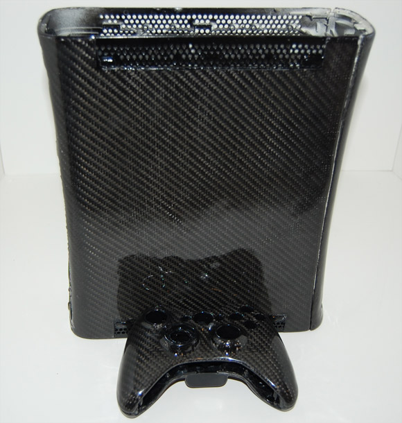 Custom carbon fiber xBox 360