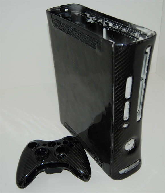 Custom carbon fiber xBox 360