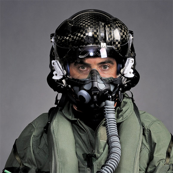 HMDS carbon fiber helmet for F-35 Lightening II