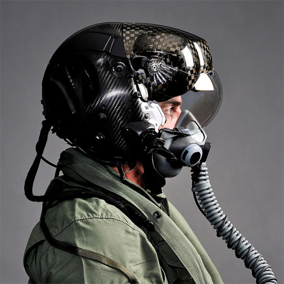 HMDS carbon fiber helmet for F-35 Lightening II