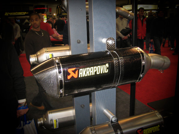 Akrapovic carbon fiber exhaust