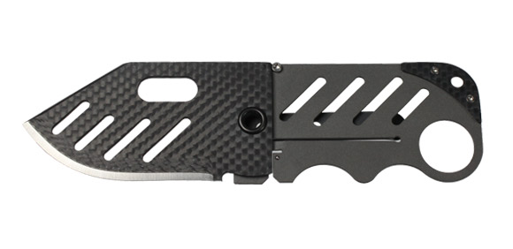 Creditor carbon fiber money clip knife