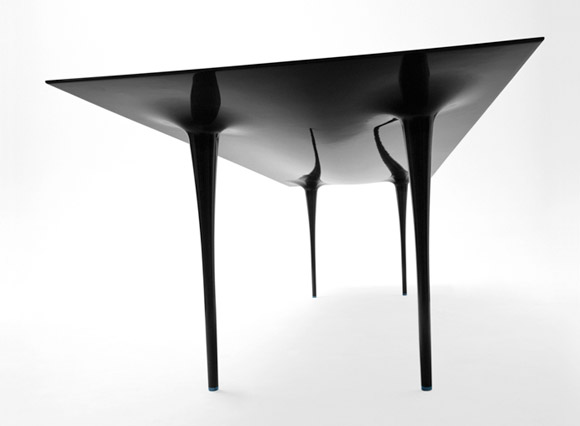 Stealth carbon fiber table