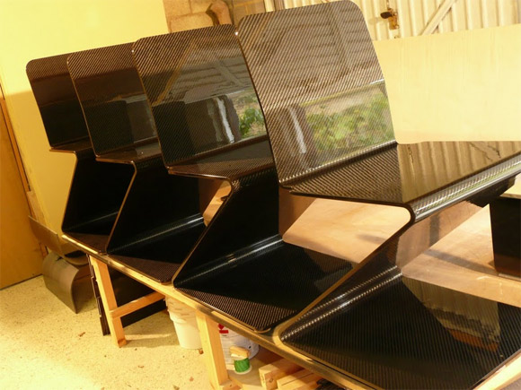 Making of Sir James Dyson custom carbon fiber furniture