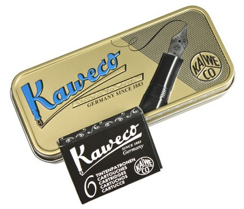 Kaweco tin box with ink