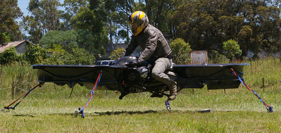 Carbon fiber hover bike