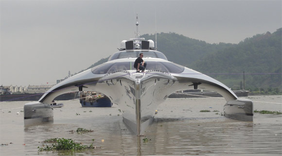 Carbon fiber Adastra yacht