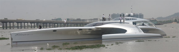 Carbon fiber Adastra yacht