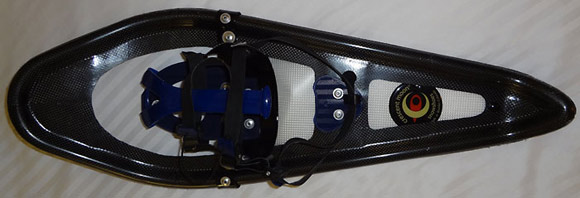 Black Kilo carbon fiber snowshoes