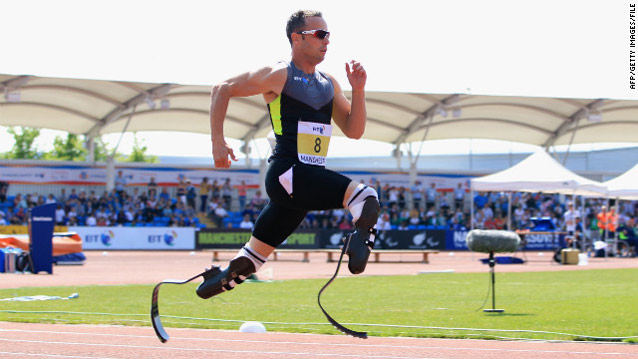 Oscar Pistorius carbon fiber legs