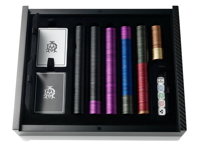 Dunhill carbon fiber poker set