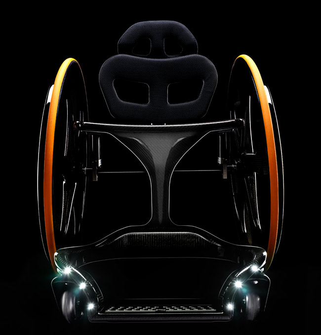 Carbon Black carbon fiber wheelchair